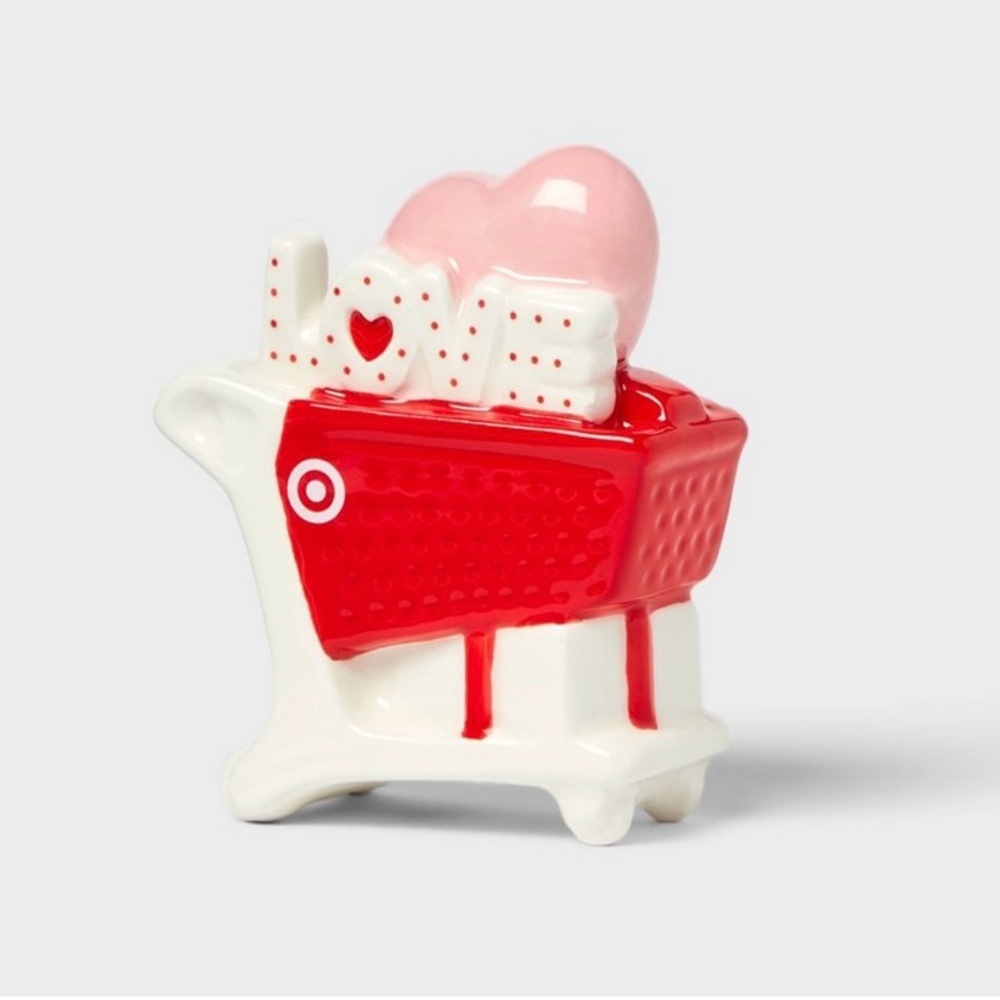 Target Valentines Heart Cart Figurine